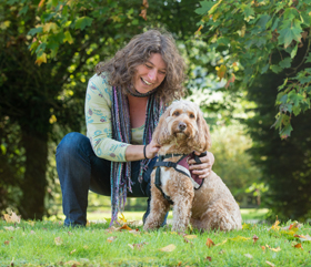A hearing dog's placement with deaf person