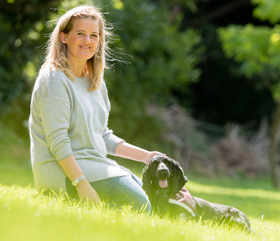 mother partnership hearing dogs for deaf people