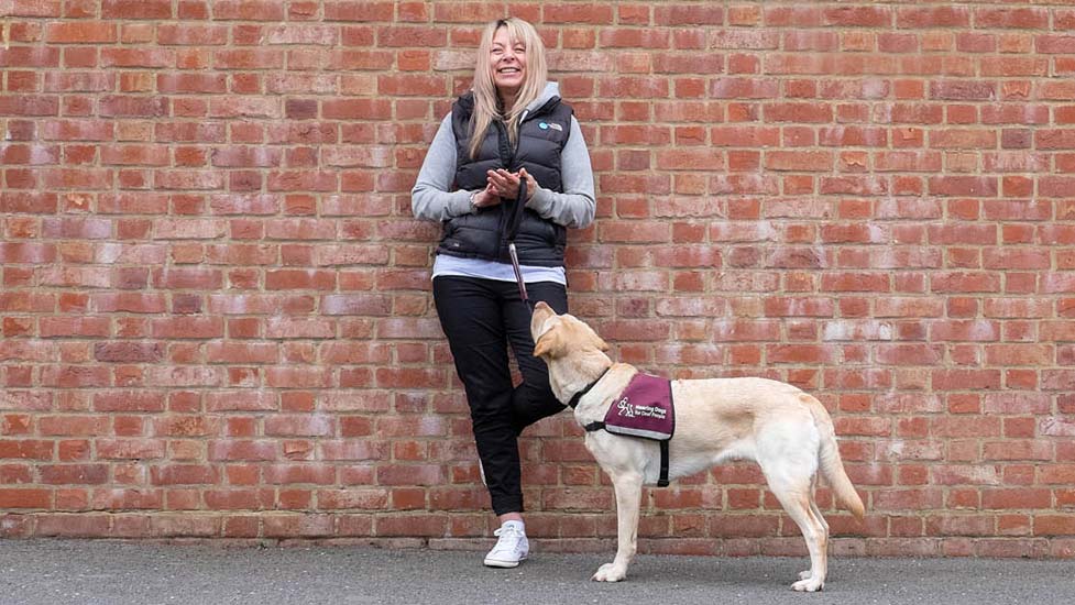 lisa and kelly hearing dogs for deaf people