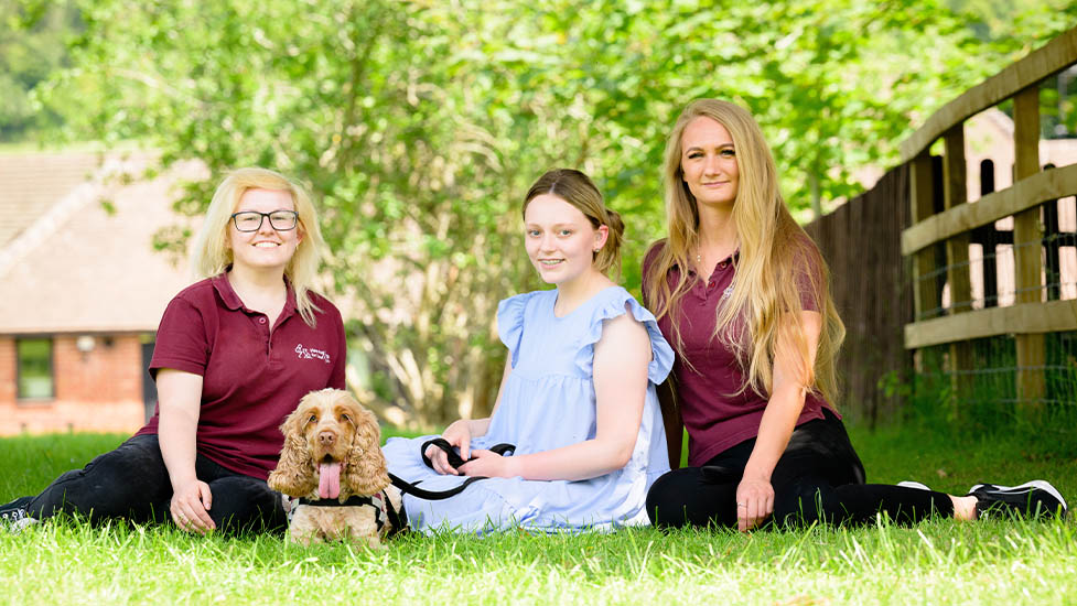Darcy, Scamp, Amelia and Bekah